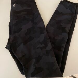 Black Camo Lululemon Align Leggings